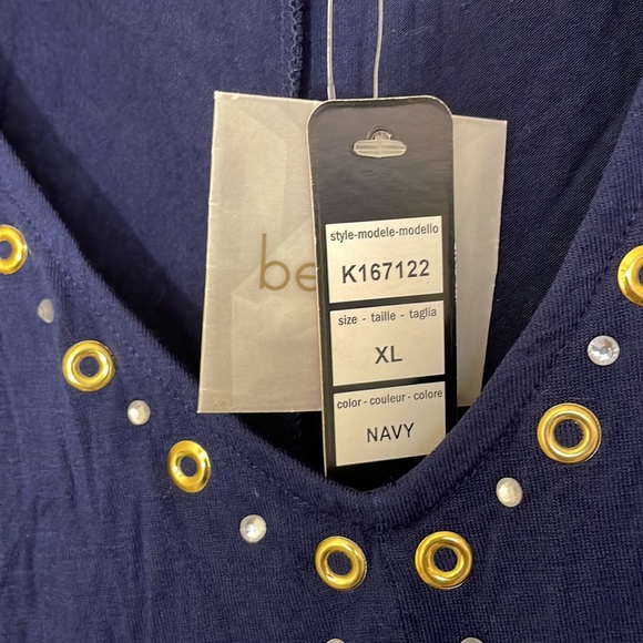 NWT Navy Blue Dress or Tunic Top Size XL - Picture 4 of 7